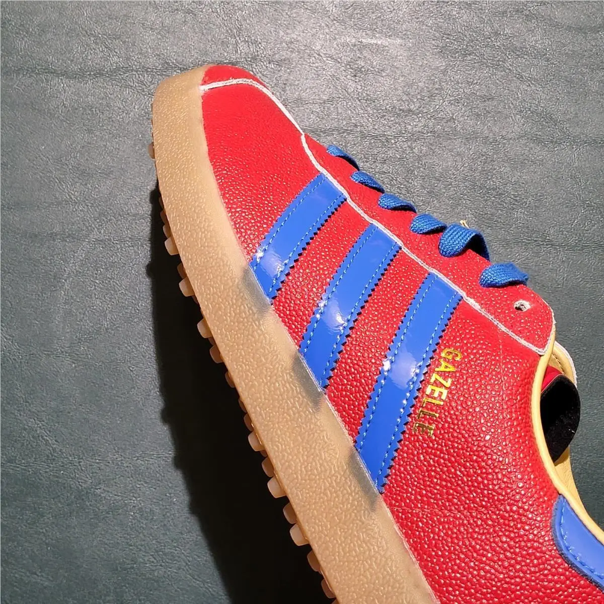 Adidas shoes - adidas Gazelle Golf Lux - Gazelle Golf Lux - JQ7720 - Red (UPC: 197621803032) 11