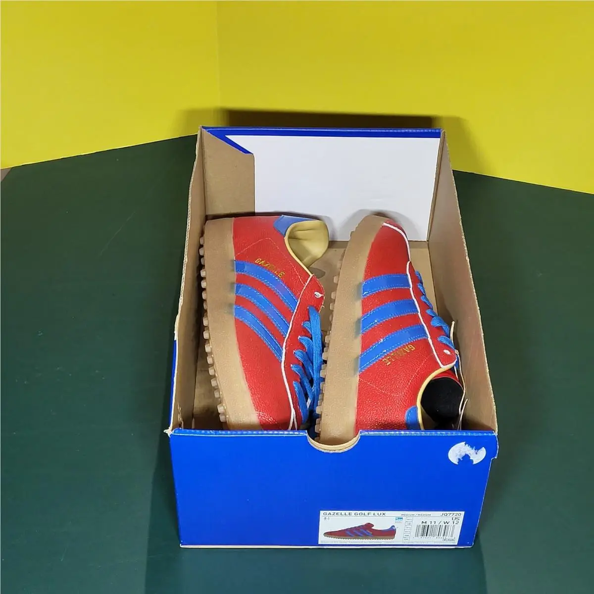 Adidas shoes - adidas Gazelle Golf Lux - Gazelle Golf Lux - JQ7720 - Red (UPC: 197621803032) 0