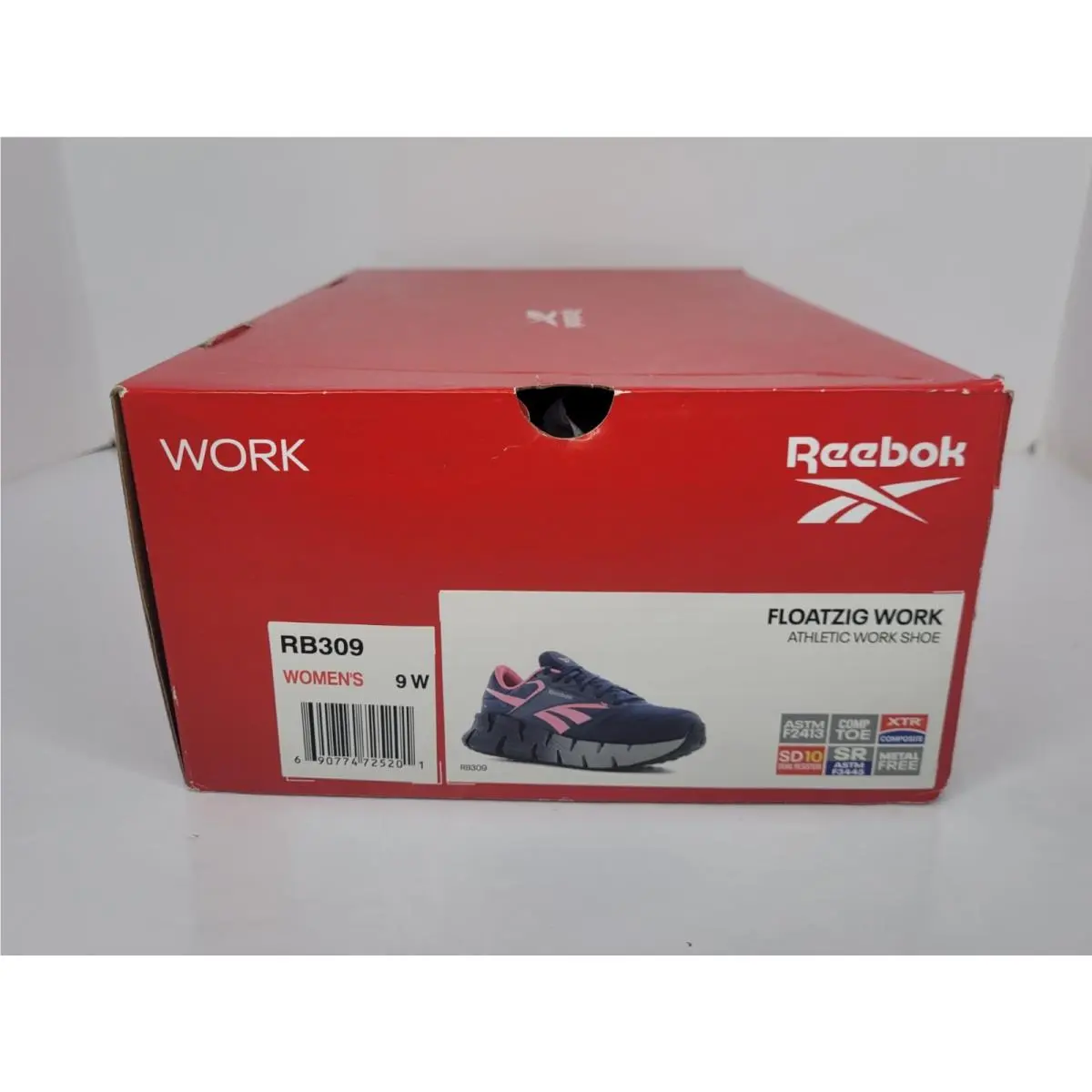 Reebok shoes - Floatzig Work Composite Toe - Floatzig Work Composite Toe - RB309 - Navy-pink (UPC: 690774725201) 15