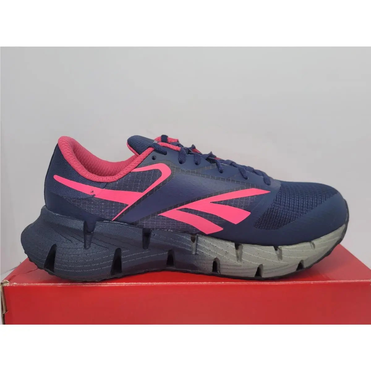 Reebok shoes - Floatzig Work Composite Toe - Floatzig Work Composite Toe - RB309 - Navy-pink (UPC: 690774725201) 4