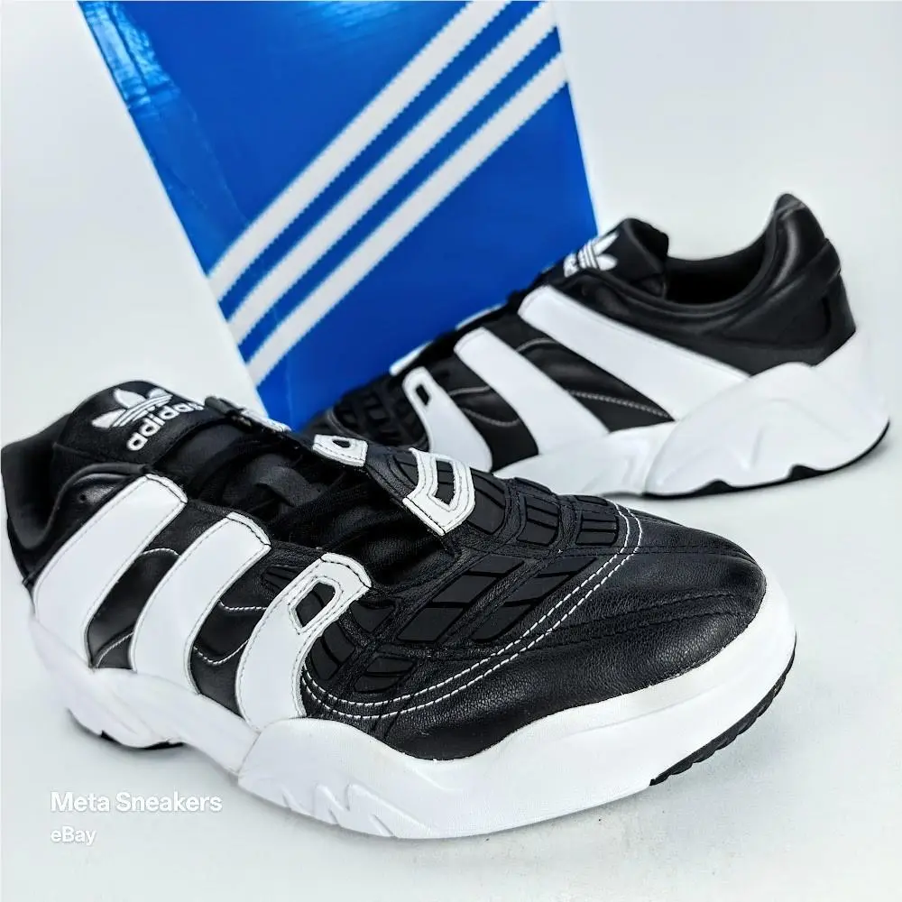 Adidas US 13 Men`s White Black Predator Xlg Basketball Leather Rare IF1111