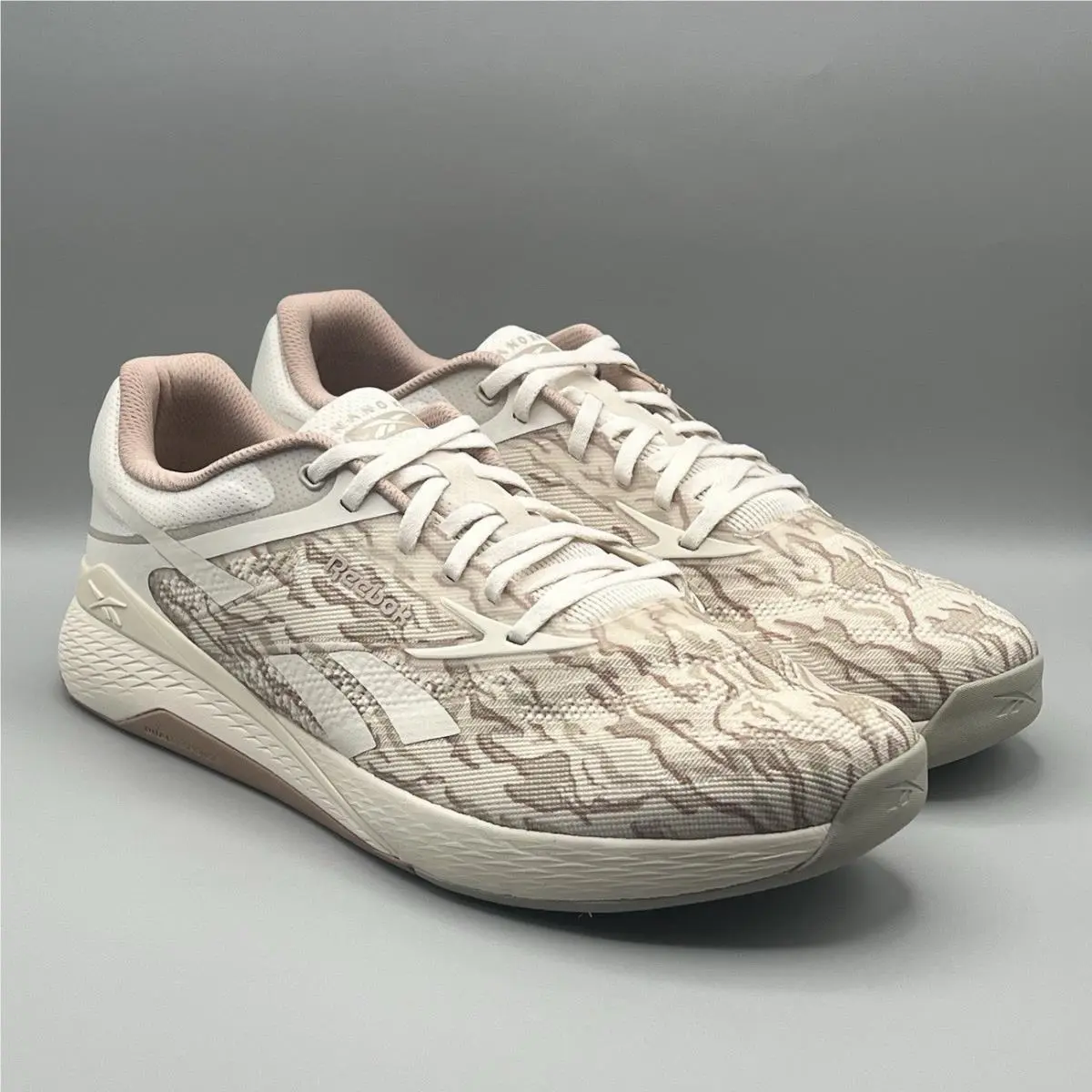 Reebok Nano X5 Beige Camo Cross Training Workout Shoes - Men`s Size 13