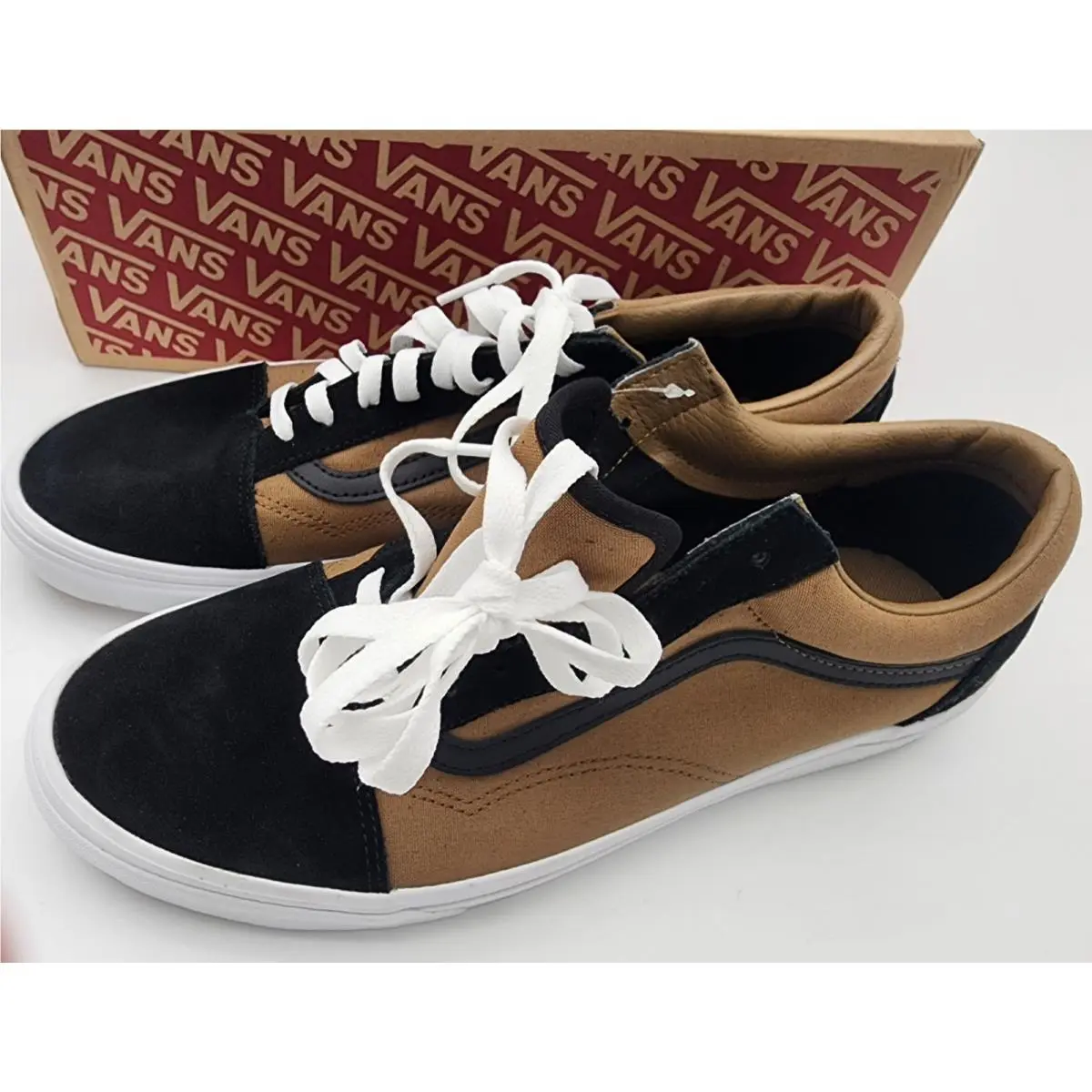 Vans shoes - VANS Old Skool - Old Skool - VN0A5KRSYS8 - Black/Brown 7