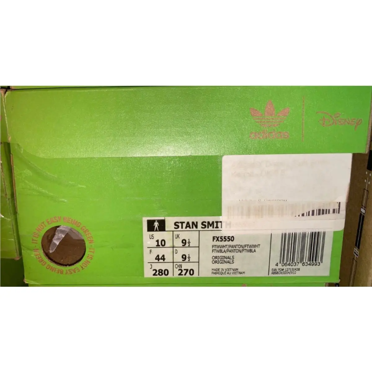 Adidas shoes - Adidas Stan Smith x Kermit The Frog - FX5550 - White 9