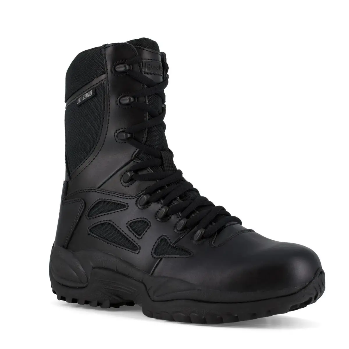 Reebok Duty Men`s Rapid Response Tactical Soft Toe 8 Boot Wa Black - 9 Medium