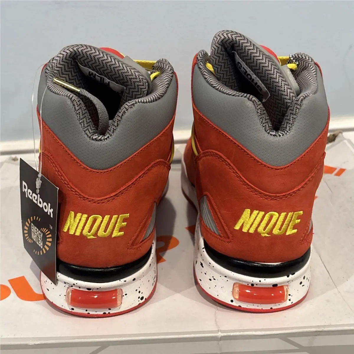Reebok shoes - Reebok Pump Omni Zone - Pump Omni Zone - 4-J99942 - red/grey/comet (UPC: 0884562907492) 1