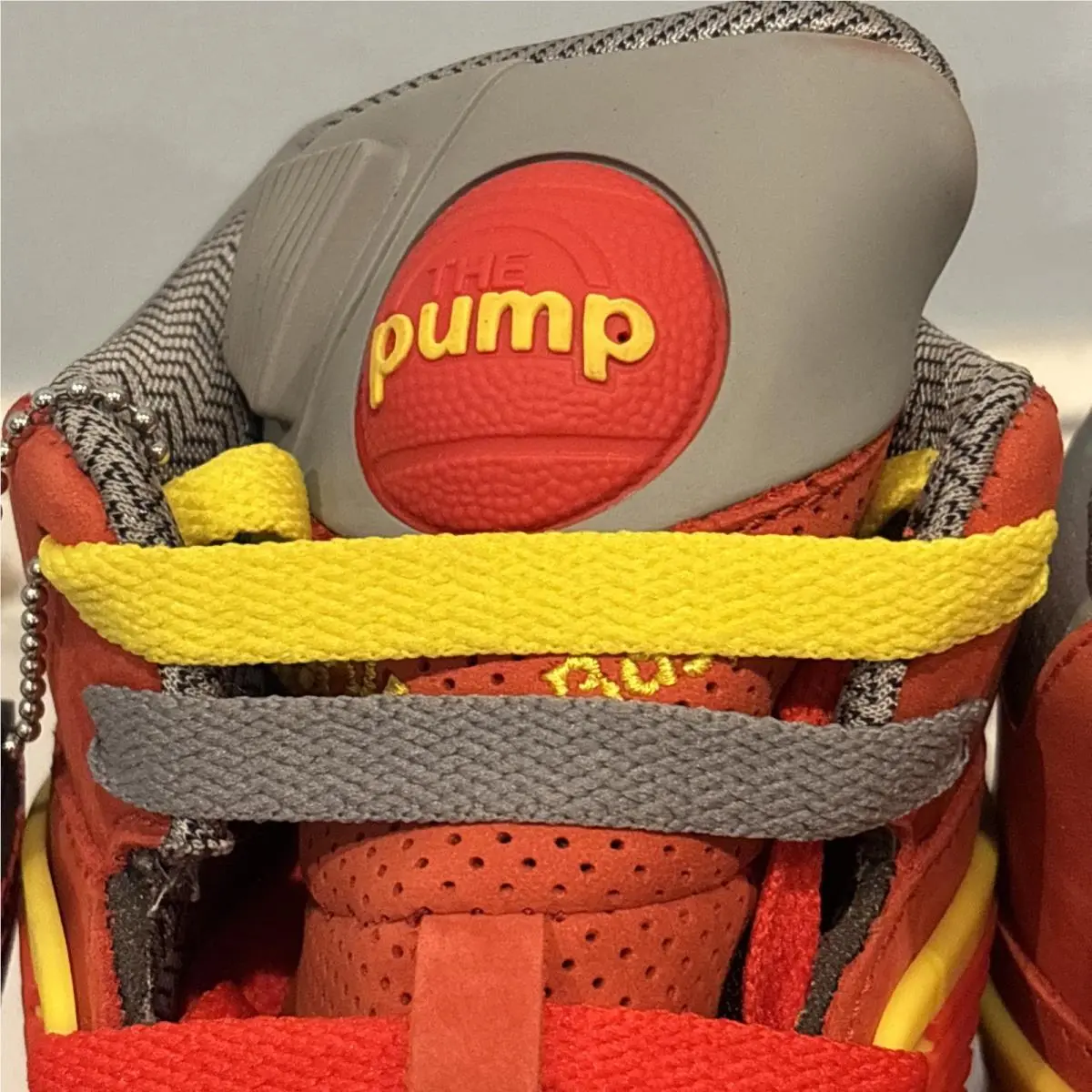 Reebok shoes - Reebok Pump Omni Zone - Pump Omni Zone - 4-J99942 - red/grey/comet (UPC: 0884562907492) 5