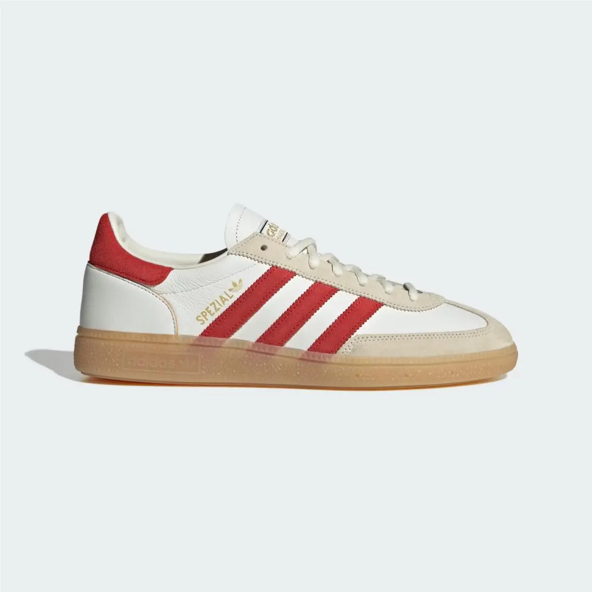 Adidas Handball Spezial Cream Scarlet Pink Hearts KH9044 Women`s Size 10