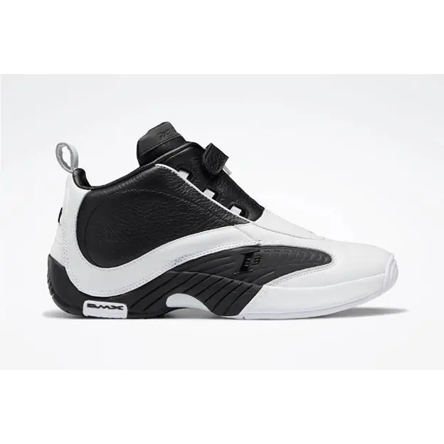 Men`s FY9691 Reebok Answer IV Basketball Shoes in White Black Size 7