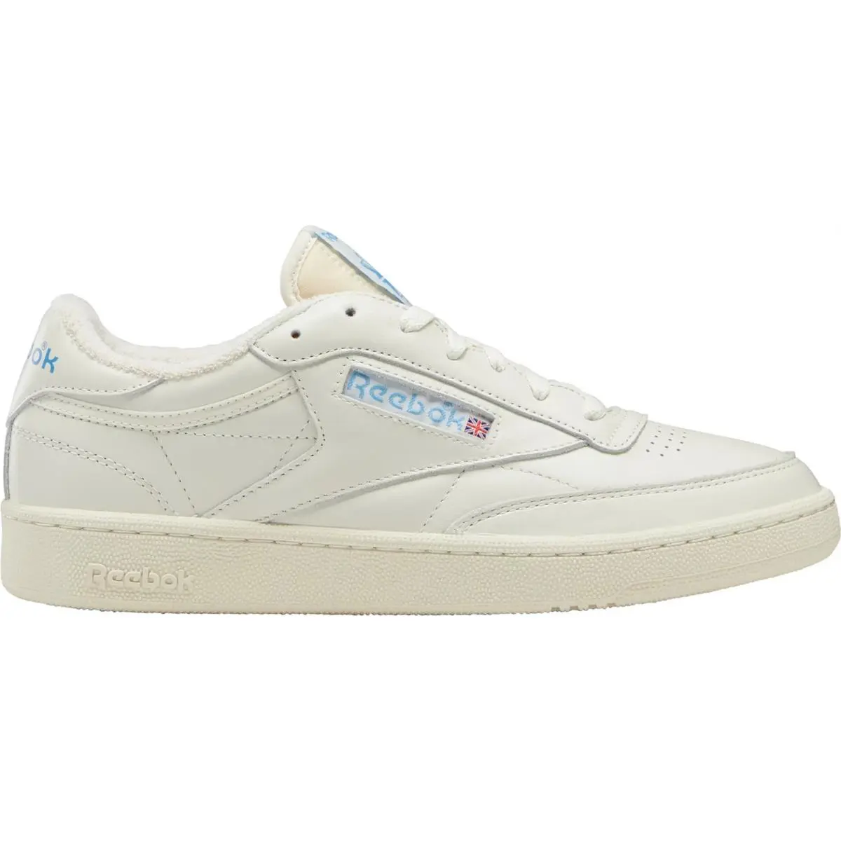 Reebok Mens Club C 85 Sneakers For Men Size 11.5 Vintage Chalk /essential Blue