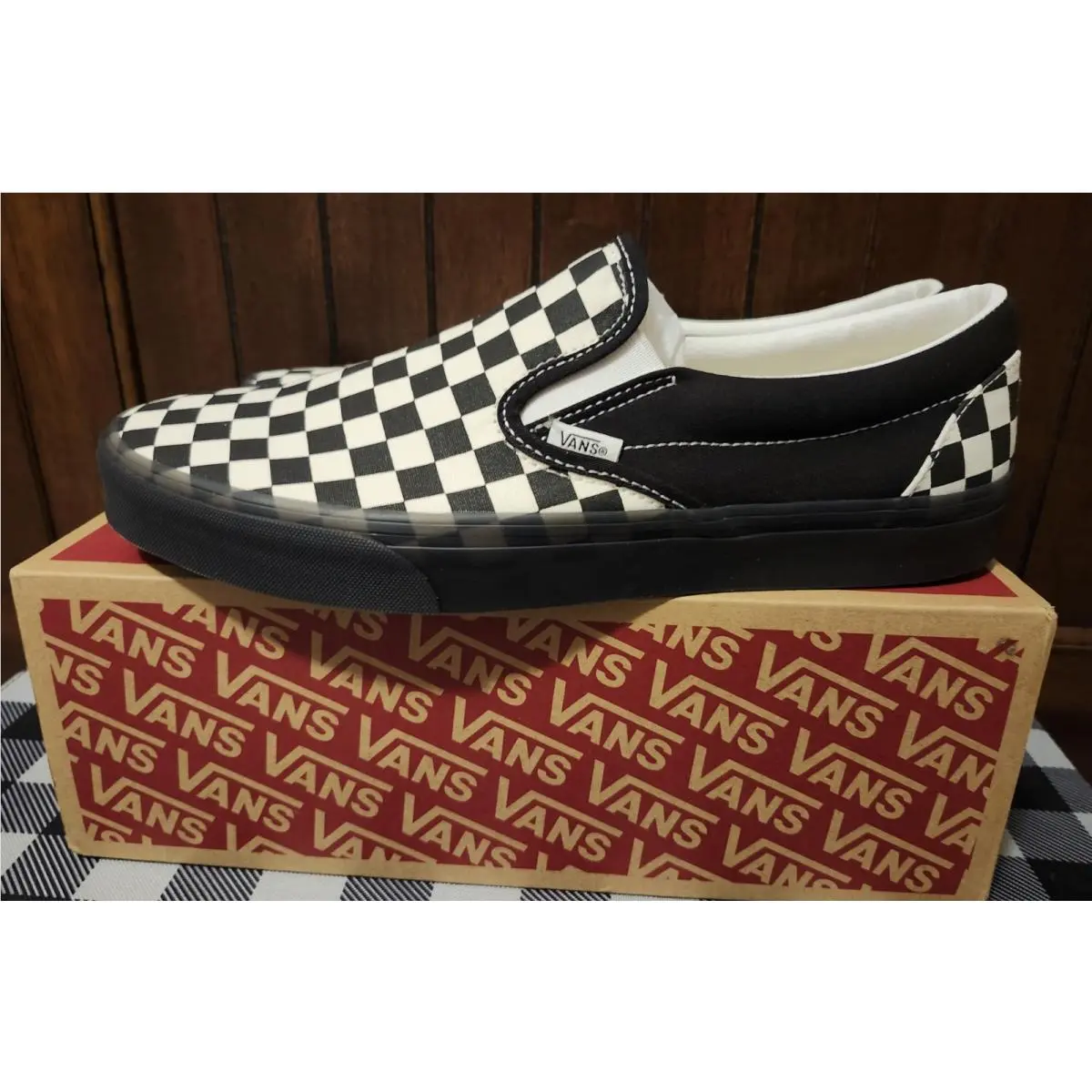 Vans shoes - VANS Classic Slip-On - Classic - VN000D5PYB2 - BLACK/WHITE 0