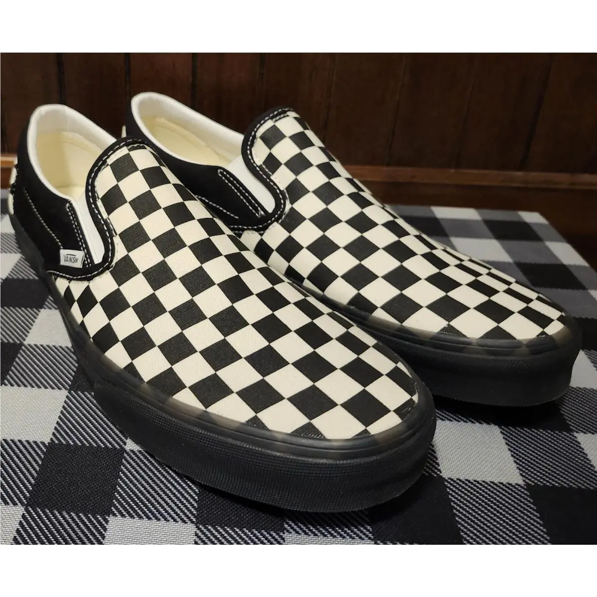 Vans shoes - VANS Classic Slip-On - Classic - VN000D5PYB2 - BLACK/WHITE 5