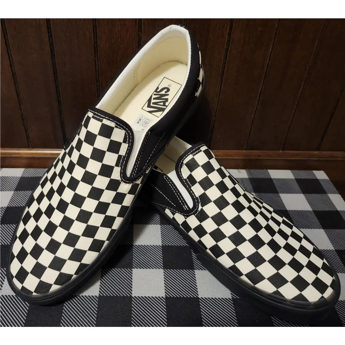 Vans shoes - VANS Classic Slip-On - Classic - VN000D5PYB2 - BLACK/WHITE 7