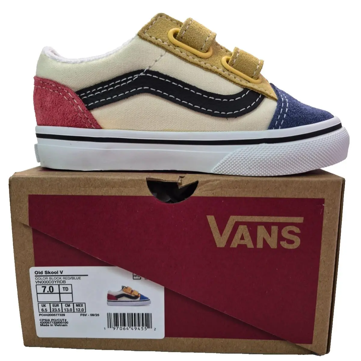Vans shoes - VANS Off The Wall - Off The Wall - Red/Blue (UPC: 197064494552) 4