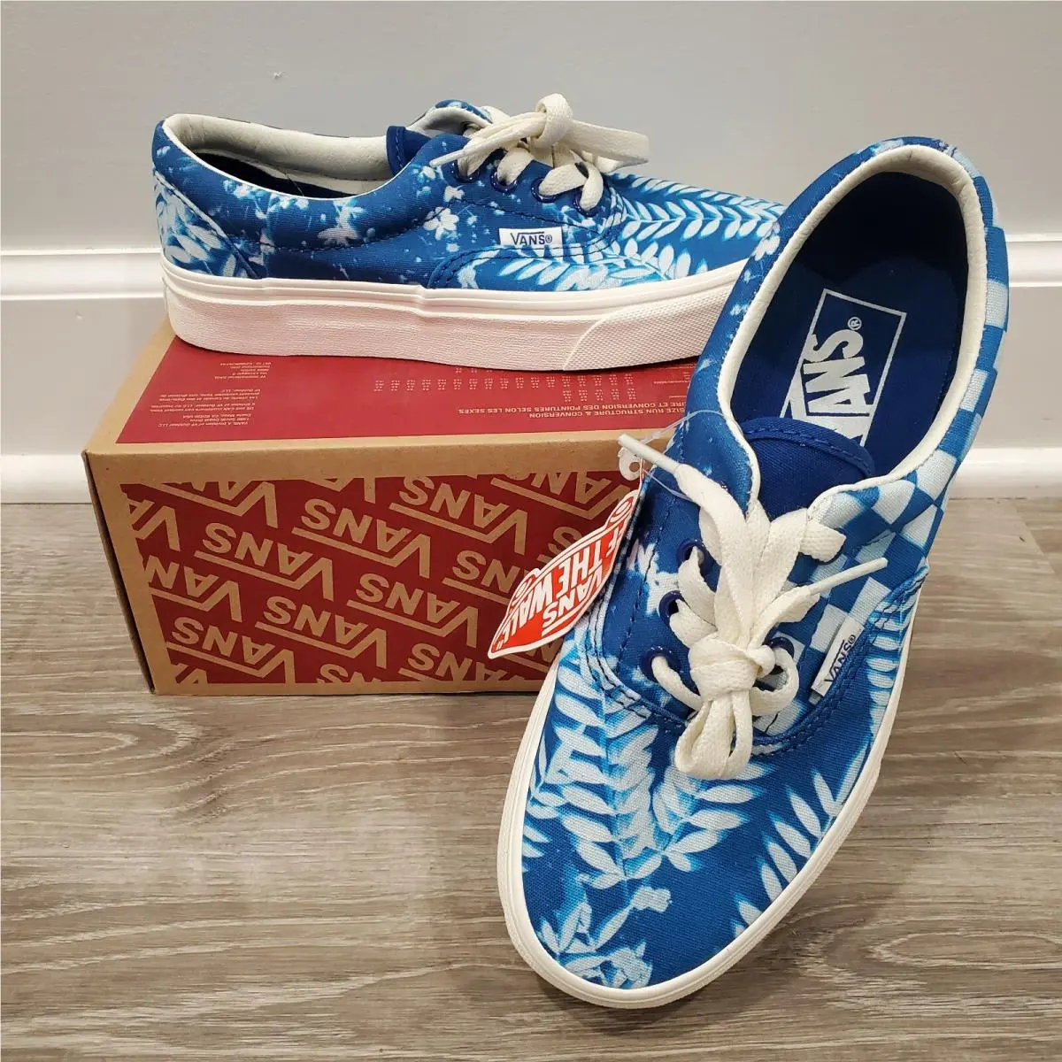 Vans Era Solar Floral Sneakers Men`s Size 4 Women`s Size 5.5