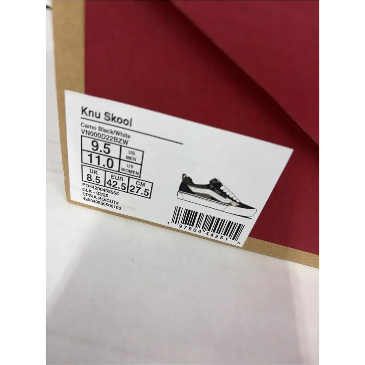 Vans shoes - VANS Knu Skool - Knu Skool - Black 1