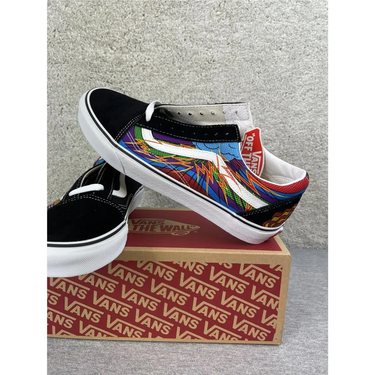 Vans Old Color Brainworks Black/multi Size 10 Men’s/11.5 Women’s