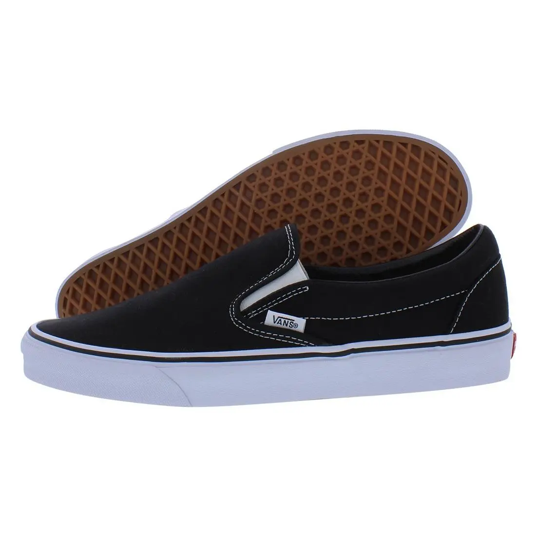 Vans Classic Slip On Unisex Shoes Size 8.5 Color: Black