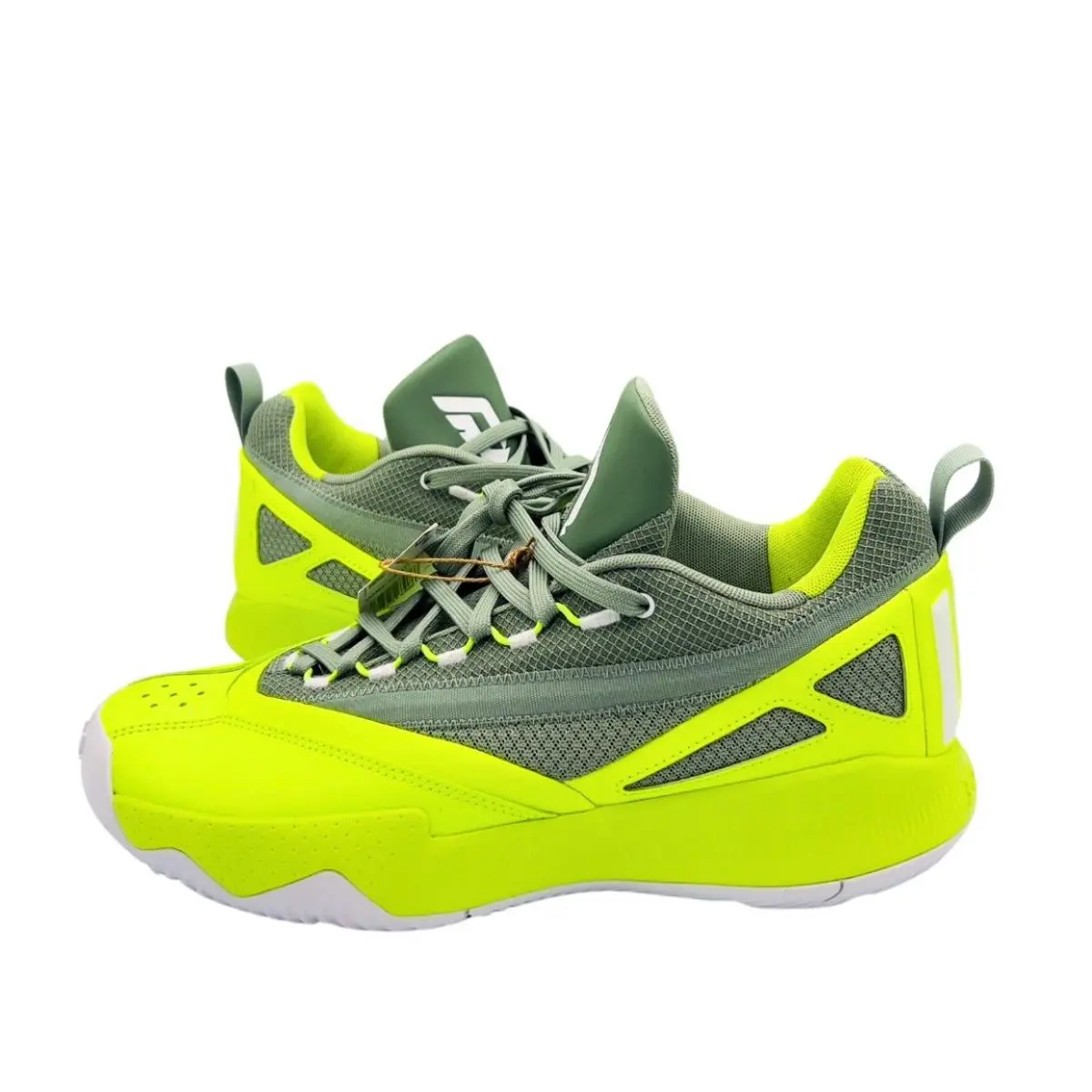 Adidas Dame Certified 2 Basketball Shoes Men’s 11.5 Neon Lucid Lemon Green