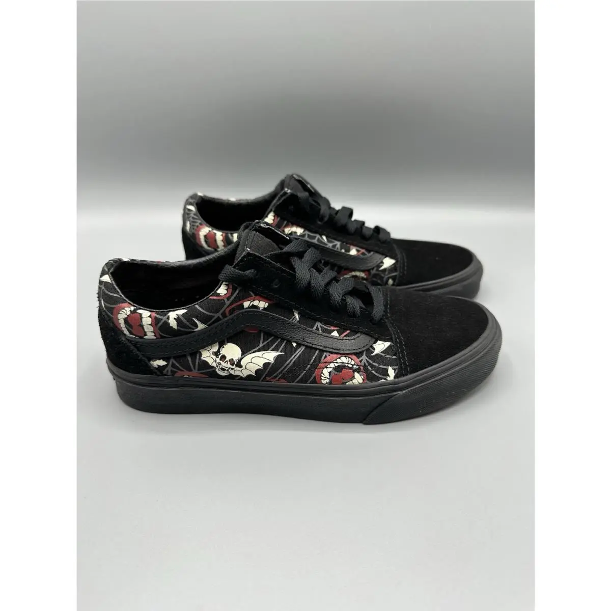 Vans Old Skool Glow Frights Shoes Canvas/suede Mens 3.5/ Womens 5 Glow In Dark