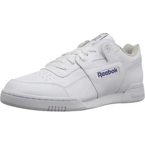 Reebok Workout Plus Leather White/royal Size 12 2759
