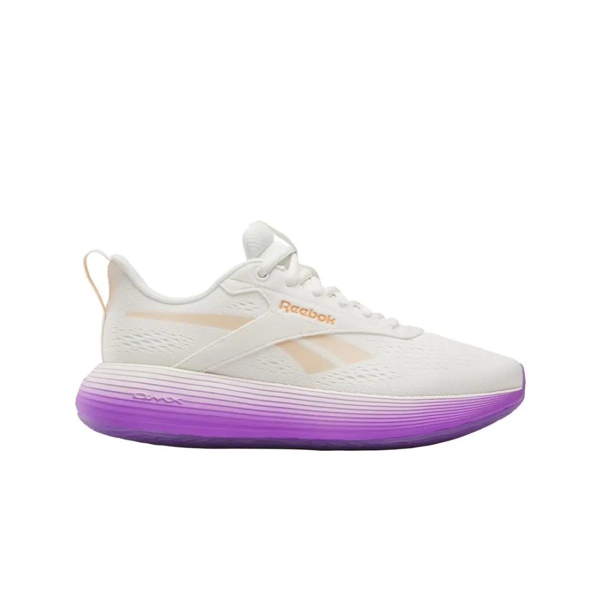 Reebok Women`s Dmx Comfort + Sneaker Chalk/digital Purple/washed Clay Size 8.5