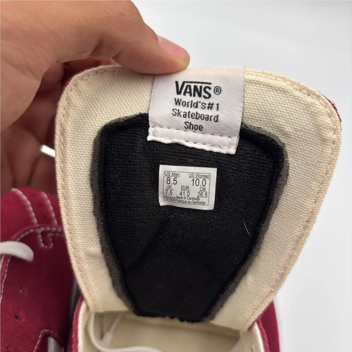 Vans shoes - Vans Sk8-Hi - Red 5