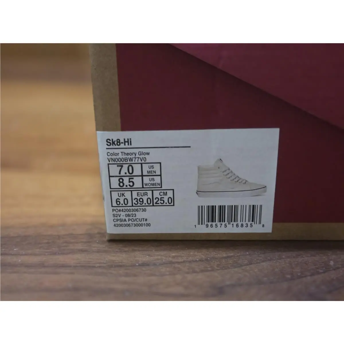Vans shoes - VANS Sk8-Hi - White 5