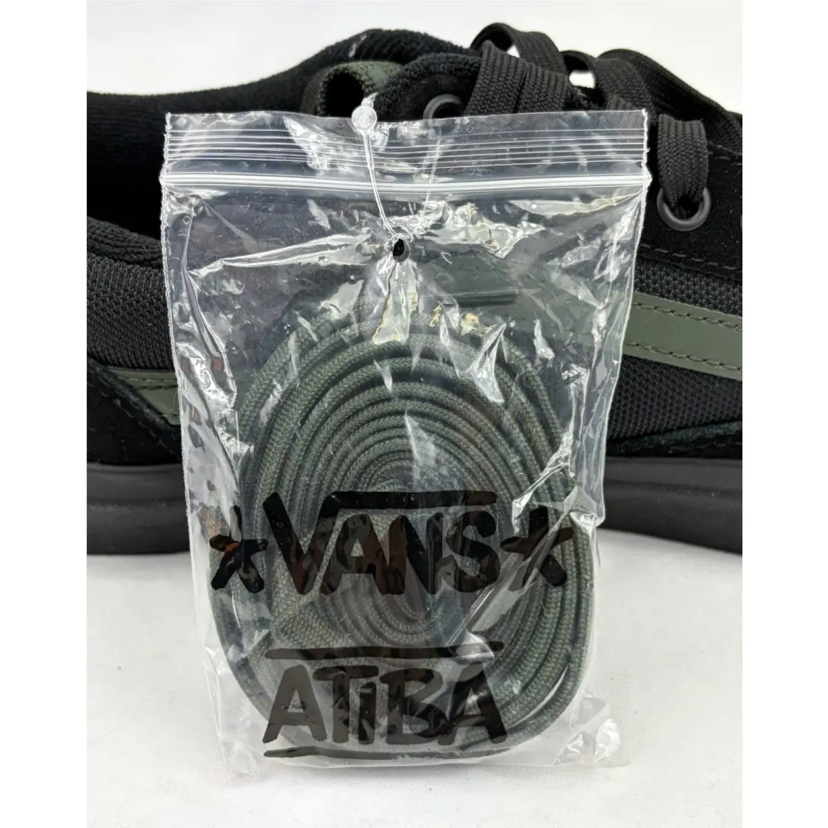 Vans shoes - Vans Skate Old Skool 36+ Atiba Jefferson - VN000D5RNLX - Black/Dark Green (UPC: 197804533916) 9
