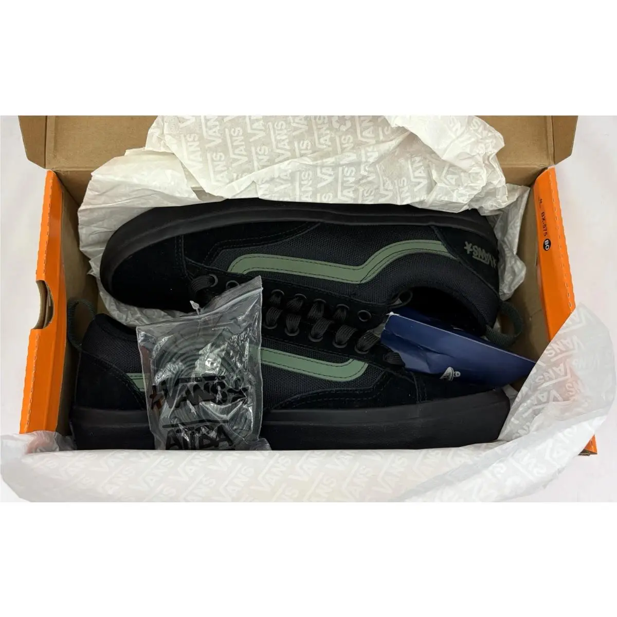 Vans shoes - Vans Skate Old Skool 36+ Atiba Jefferson - VN000D5RNLX - Black/Dark Green (UPC: 197804533916) 10