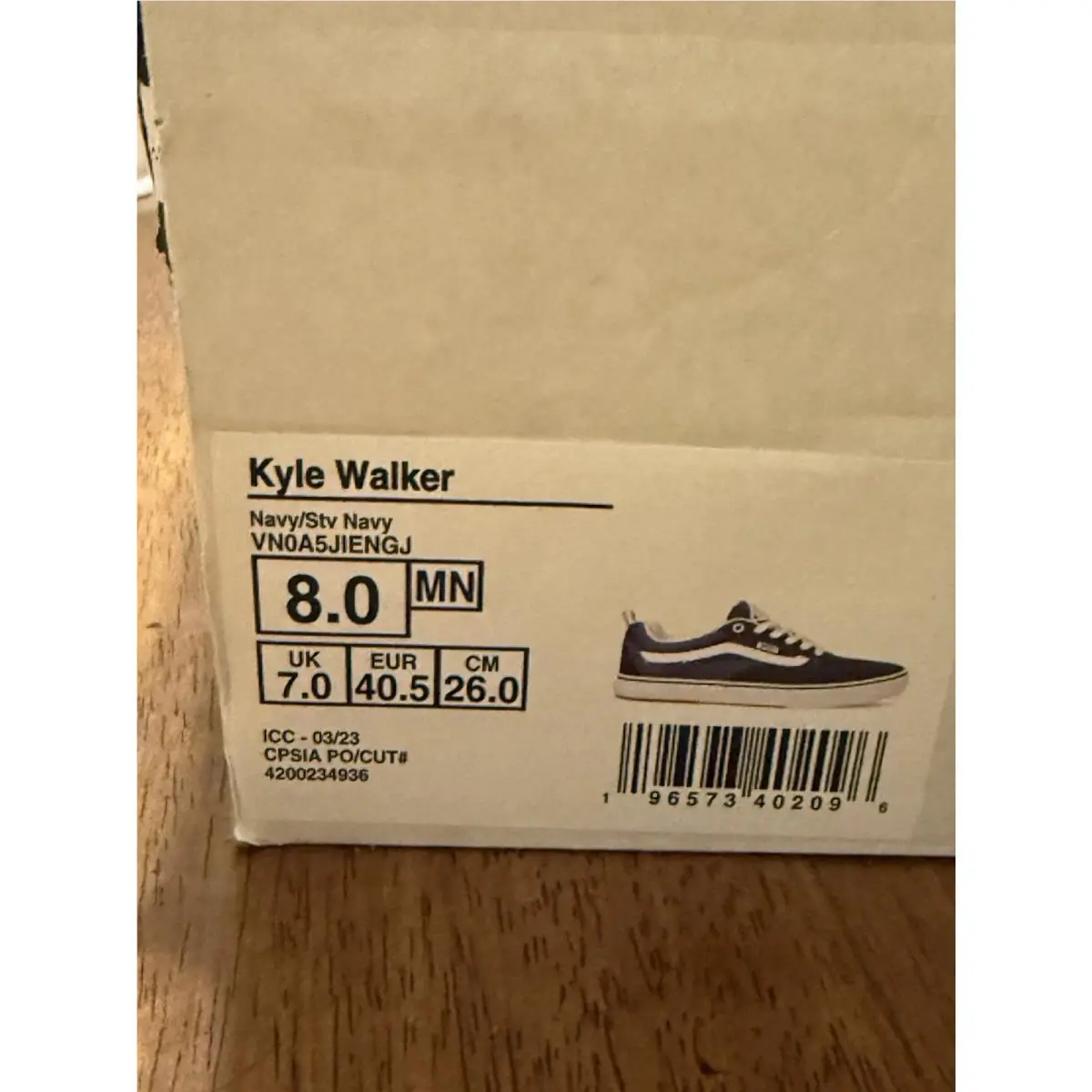 Vans shoes - VANS Kyle Walker - Kyle Walker - Blue (UPC: 0196573402096) 7