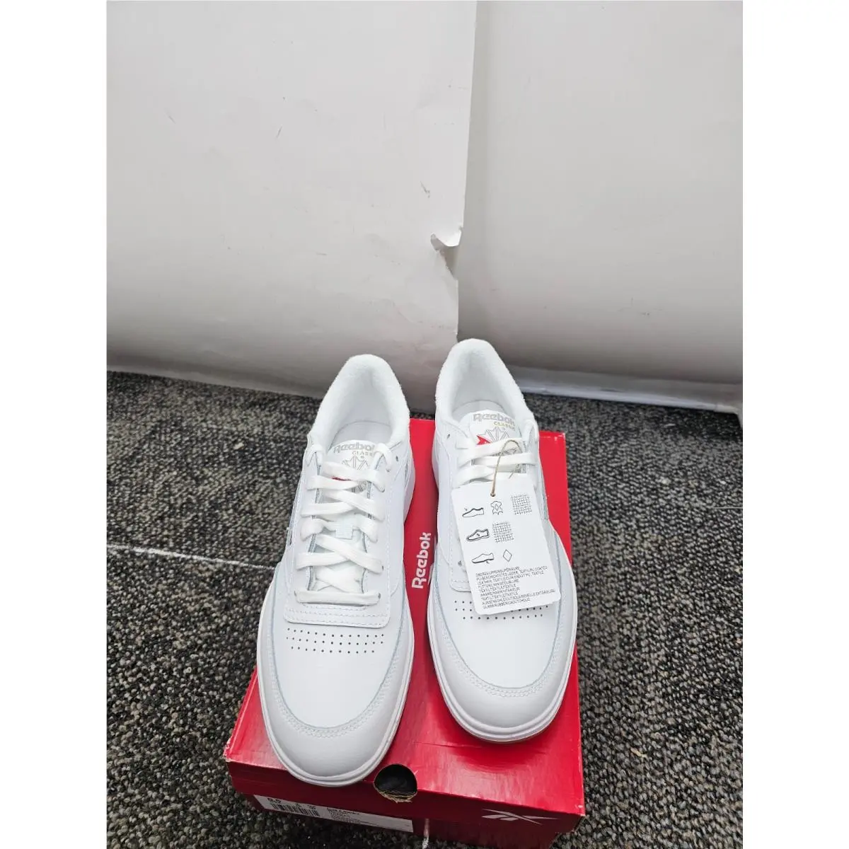 Reebok shoes - Club C Double - Club Double - 100001198 - White Gum (UPC: 193105891861) 0