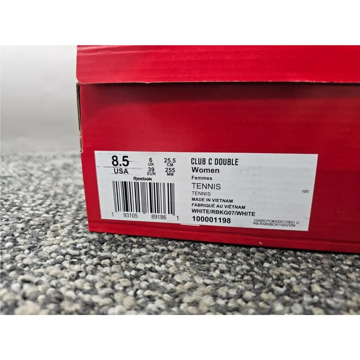 Reebok shoes - Club C Double - Club Double - 100001198 - White Gum (UPC: 193105891861) 3