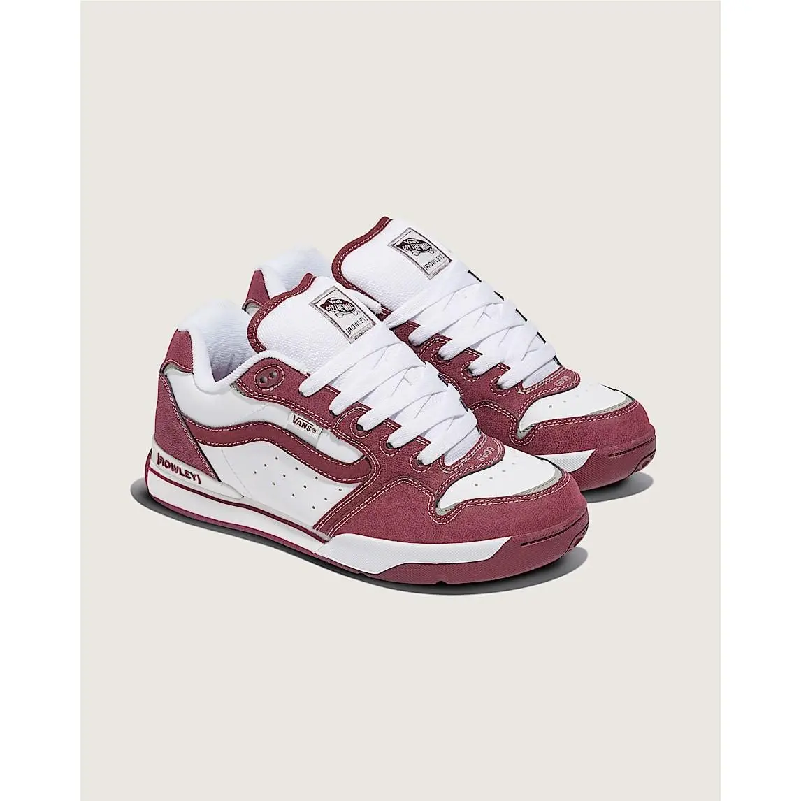 Vans Men`s 11 Rowley Xlt Limited Port Royale White Low Top Leather