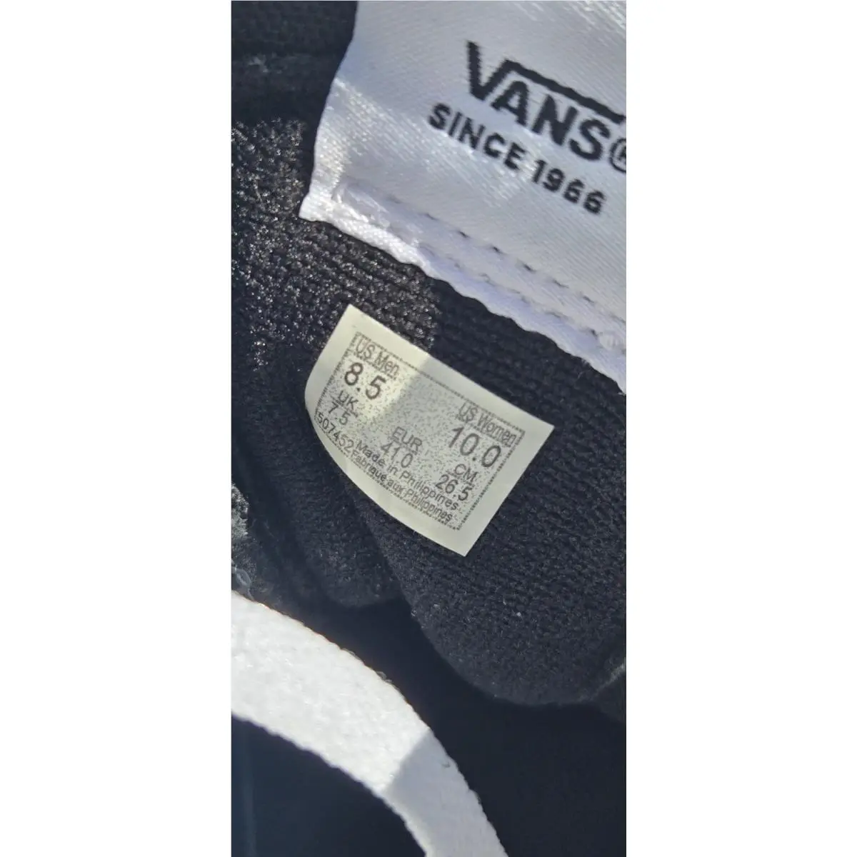Vans shoes - Sk8 - Black (UPC: 196575168464) 8