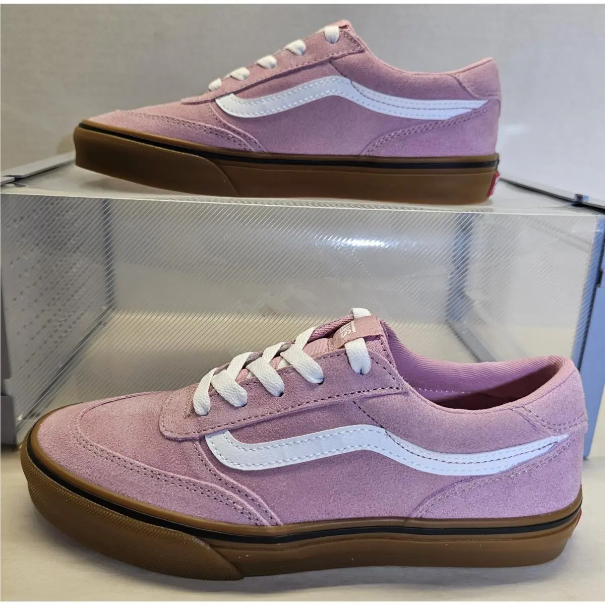 Vans Kids Brooklyn Ls Off The Wall Comfort Skate Shoes Size 5.5