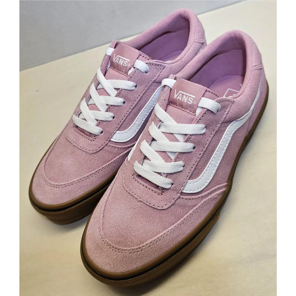 Vans shoes - Vans Brooklyn - Brooklyn - Basic Gum/Pink Dawn/White 4