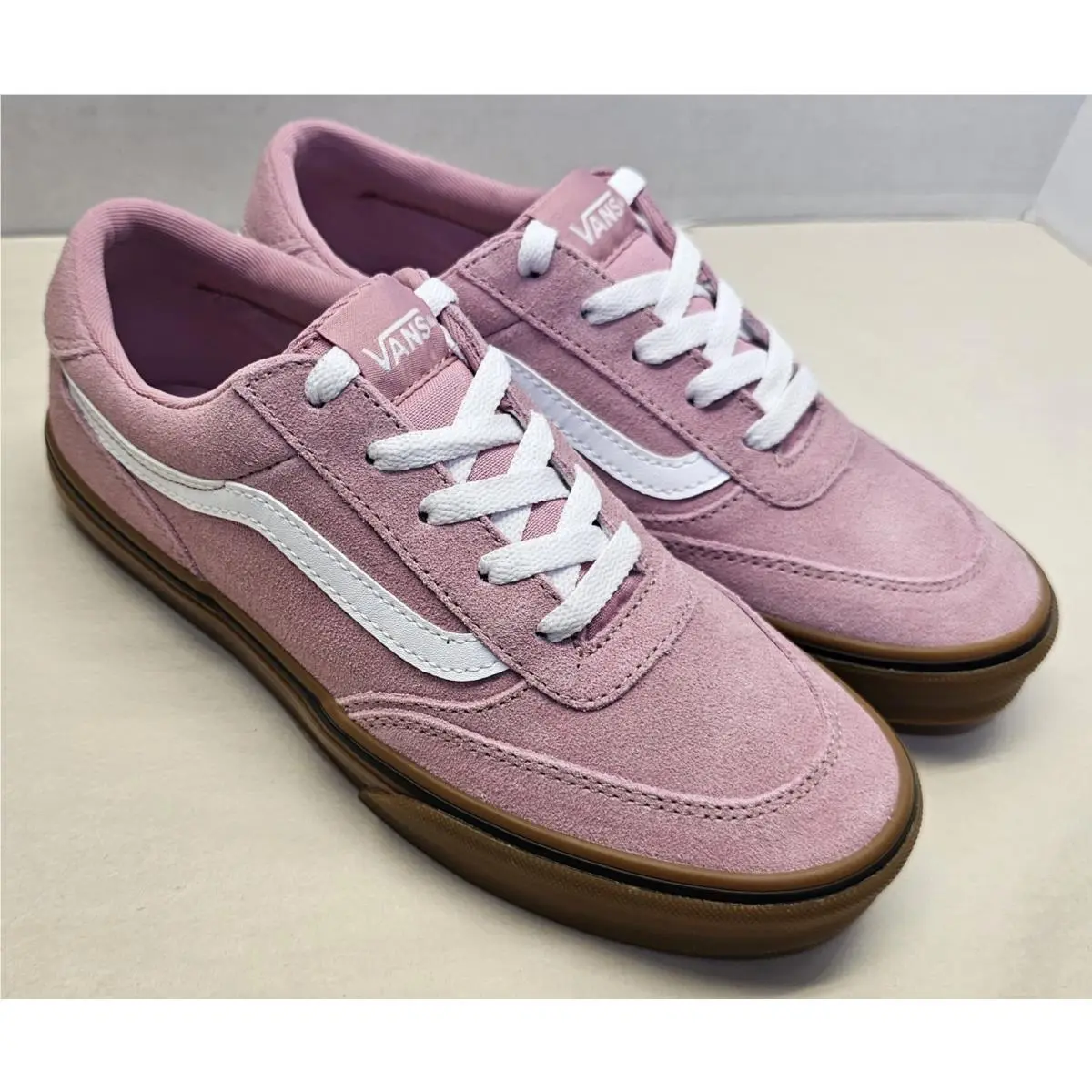 Vans shoes - Vans Brooklyn - Brooklyn - Basic Gum/Pink Dawn/White 5