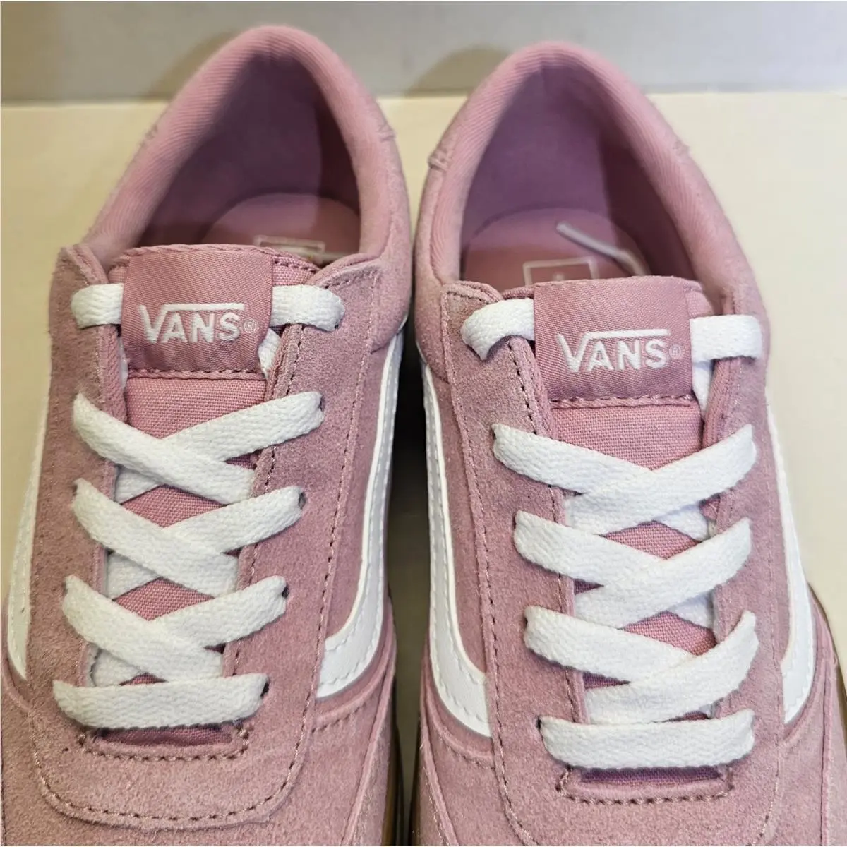 Vans shoes - Vans Brooklyn - Brooklyn - Basic Gum/Pink Dawn/White 9