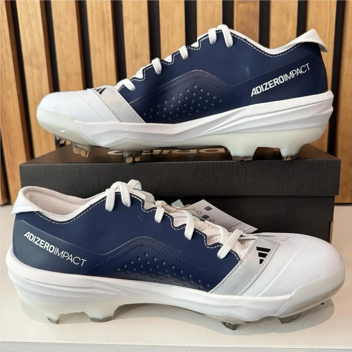 Adidas shoes - adidas Adizero Impact TPU White Black Navy Blue - IH3461 - White 1