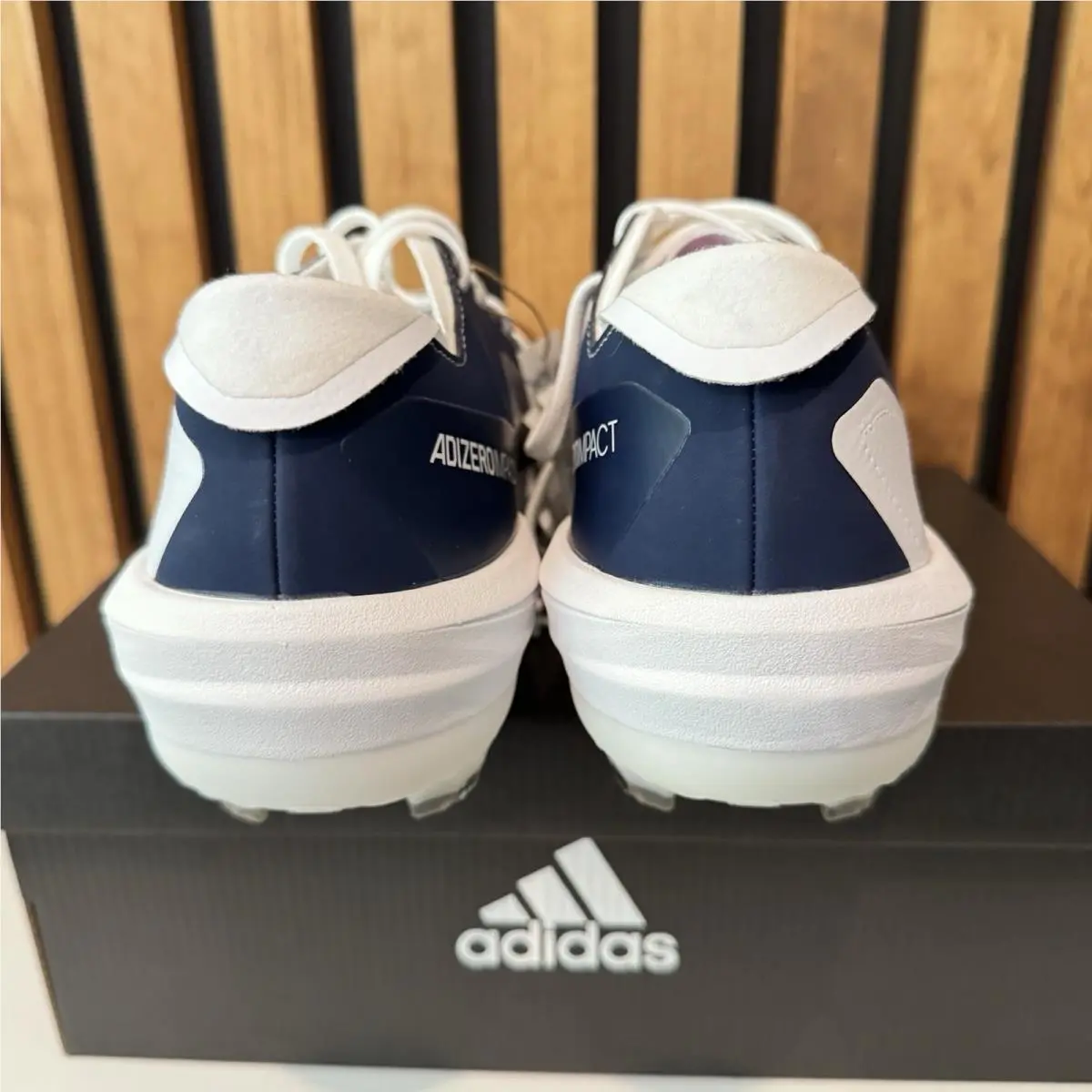 Adidas shoes - adidas Adizero Impact TPU White Black Navy Blue - IH3461 - White 3