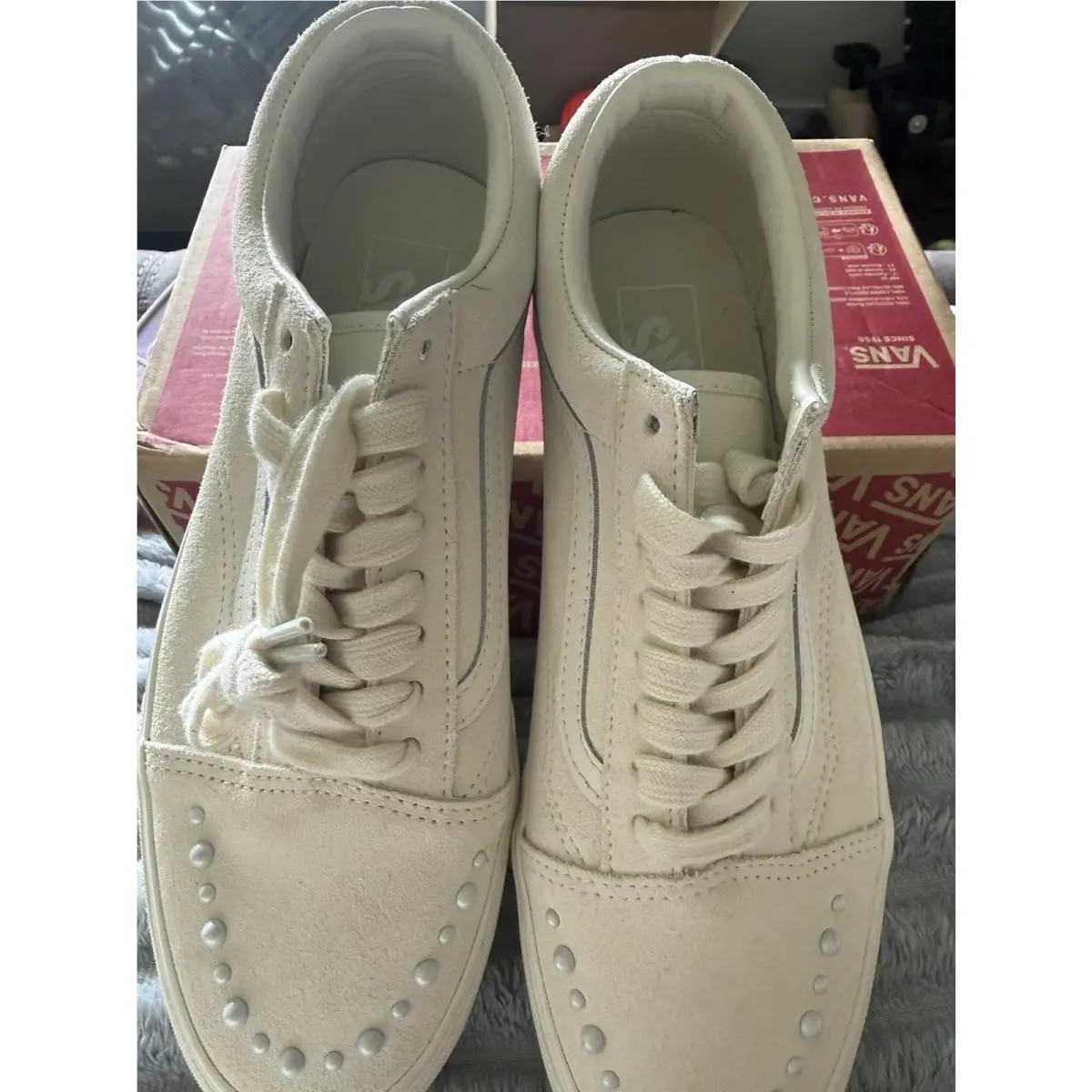 Vans shoes - VANS Old Skool - Old Skool - VN000E87CCZ - Ivory 0