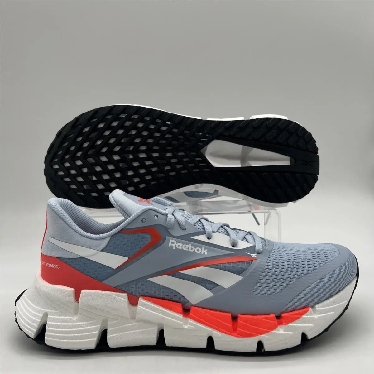 Mens Size 12 Reebok Floatzig 1 Blue Red Causal Shoe Sneaker 100206597