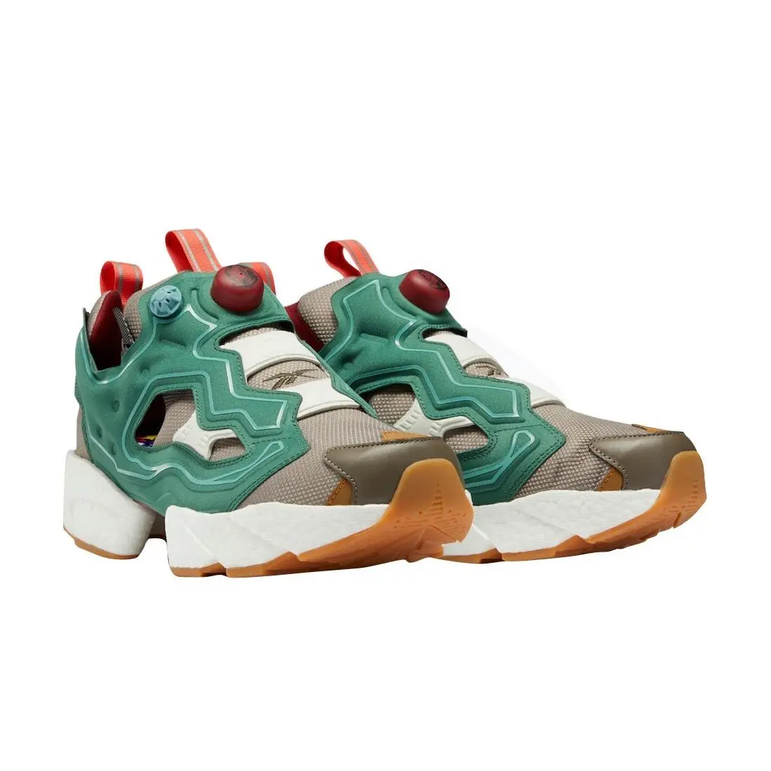 Reebok shoes - Reebok Instapump Fury - Instapump Fury - GZ5363 - Pine Green/Boulder Grey-Triathlon Red 15