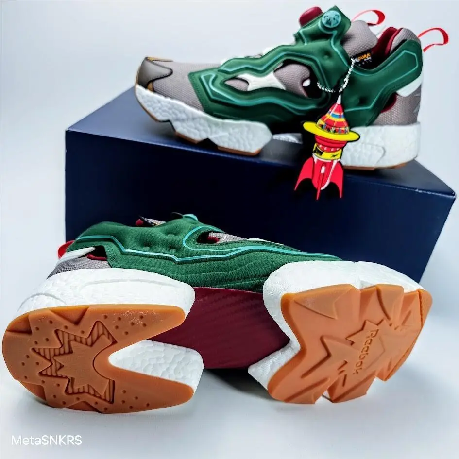 Reebok shoes - Reebok Instapump Fury - Instapump Fury - GZ5363 - Pine Green/Boulder Grey-Triathlon Red 11