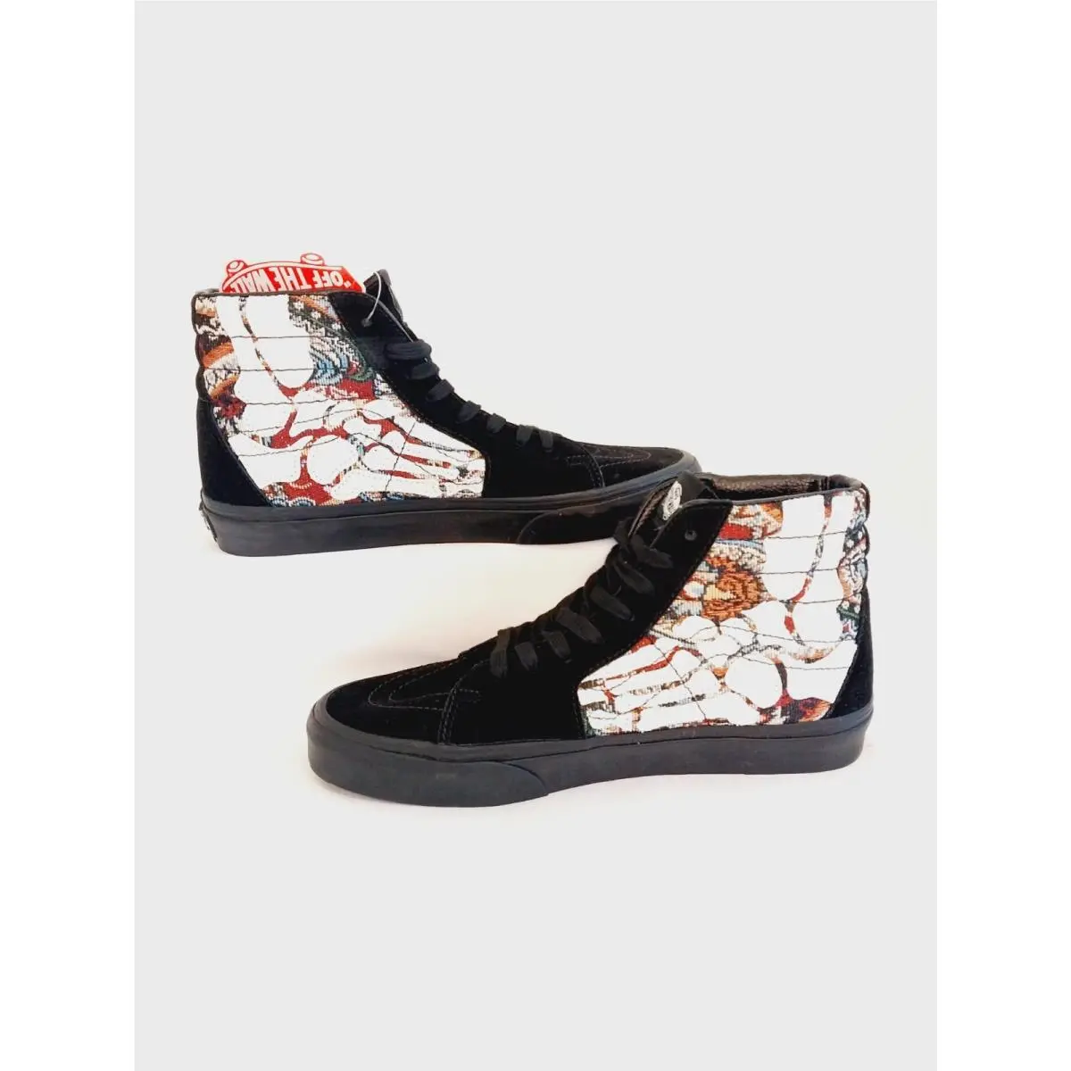 Vans shoes - VANS Sk8-Hi Hazy Bones - Hazy Bones - VN0A5JMJBZW - Black/White/Multicolor 1