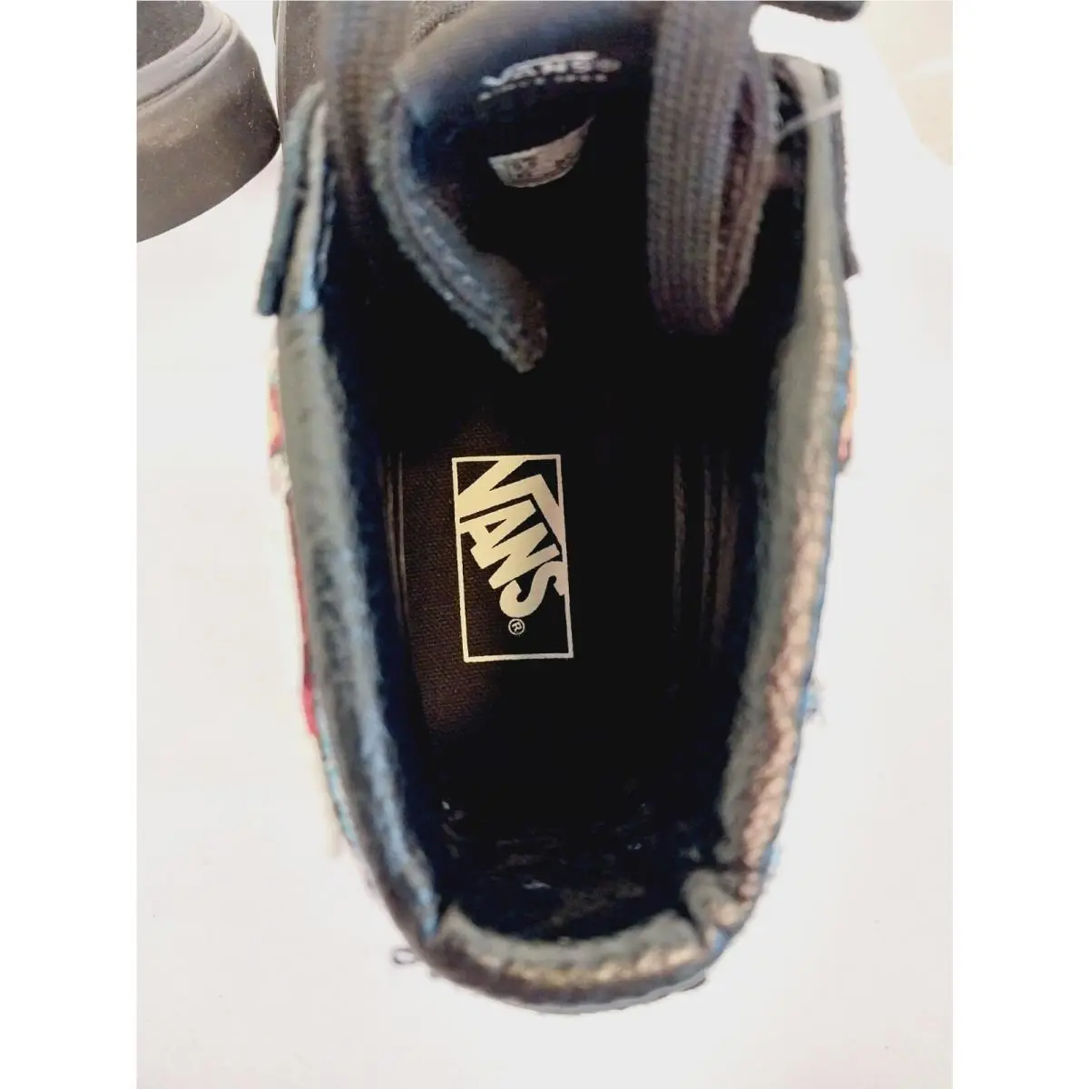 Vans shoes - VANS Sk8-Hi Hazy Bones - Hazy Bones - VN0A5JMJBZW - Black/White/Multicolor 2
