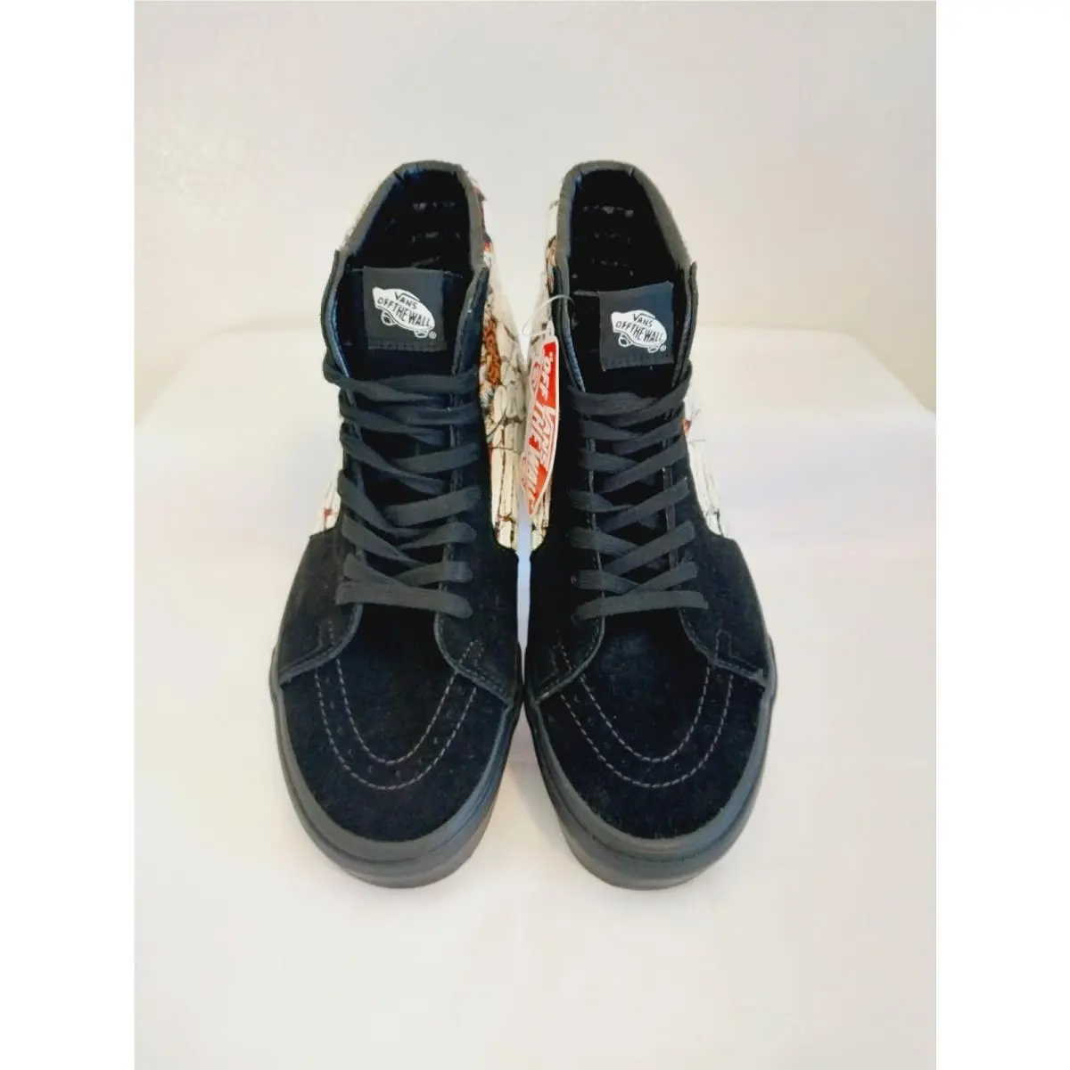 Vans shoes - VANS Sk8-Hi Hazy Bones - Hazy Bones - VN0A5JMJBZW - Black/White/Multicolor 4