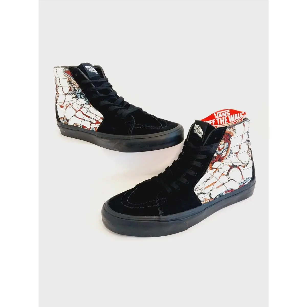 Vans shoes - VANS Sk8-Hi Hazy Bones - Hazy Bones - VN0A5JMJBZW - Black/White/Multicolor 6