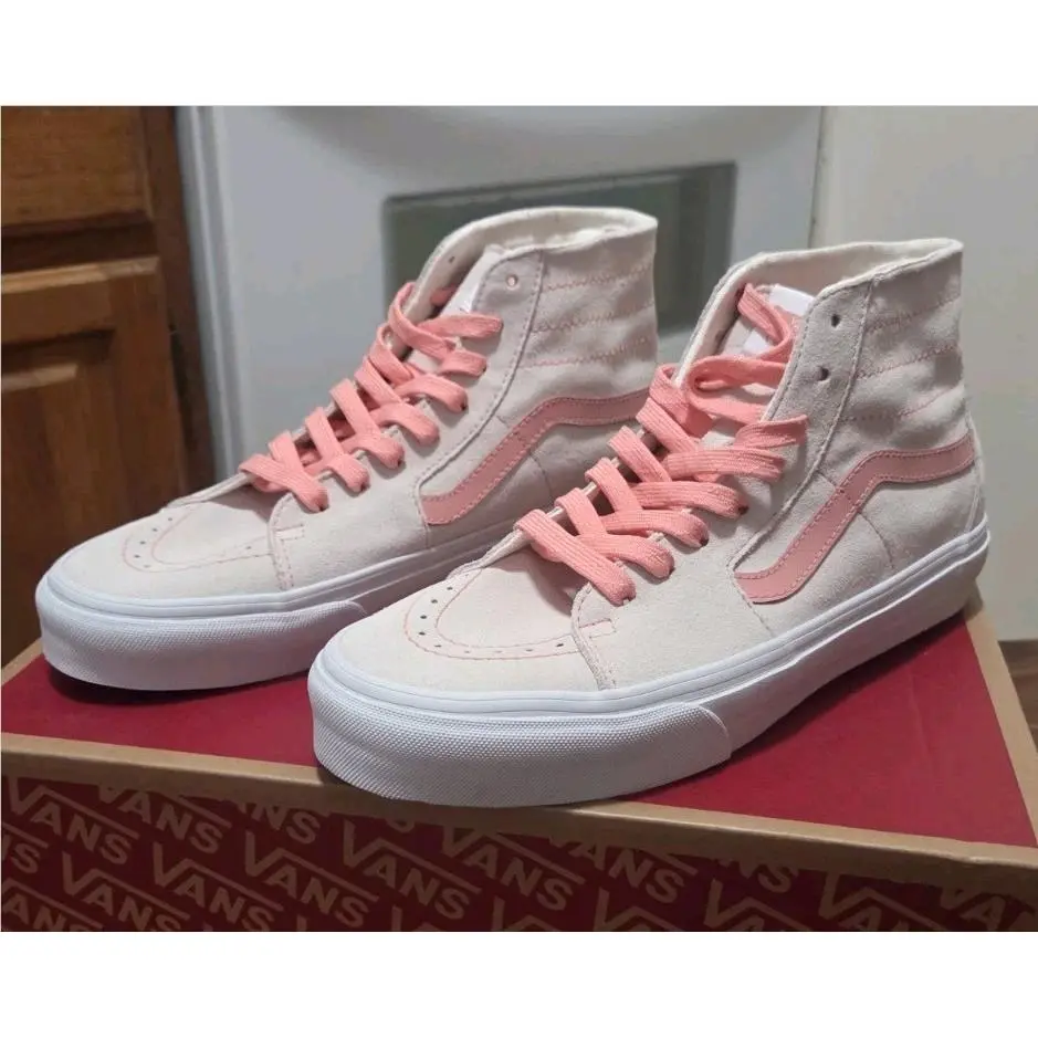 Vans SK8-Hi Tapered Egret Pink High Top Sneakers Men’s 9.5 Women’s 11